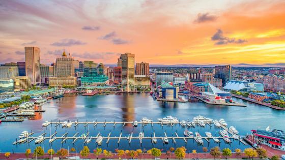 Baltimore sky line