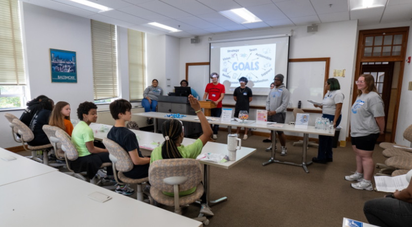 Students learning